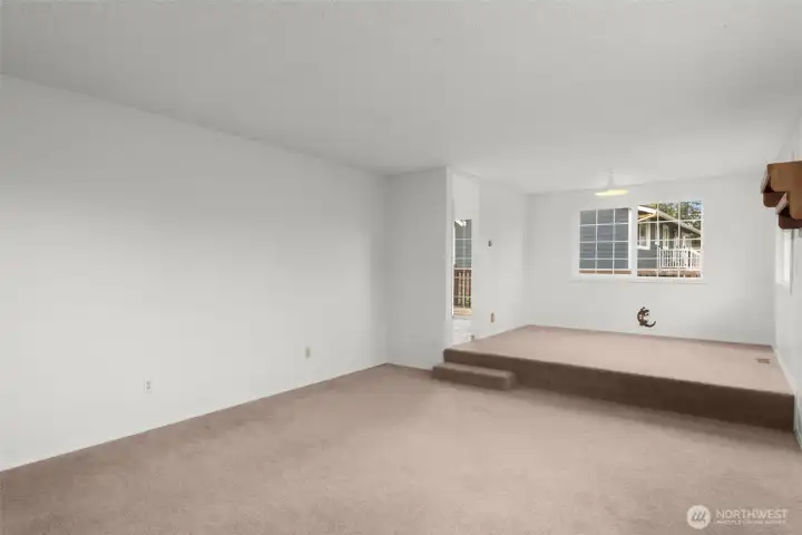 Dining and living room.