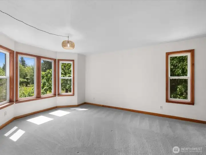 Upstairs you will find a large primary suite and