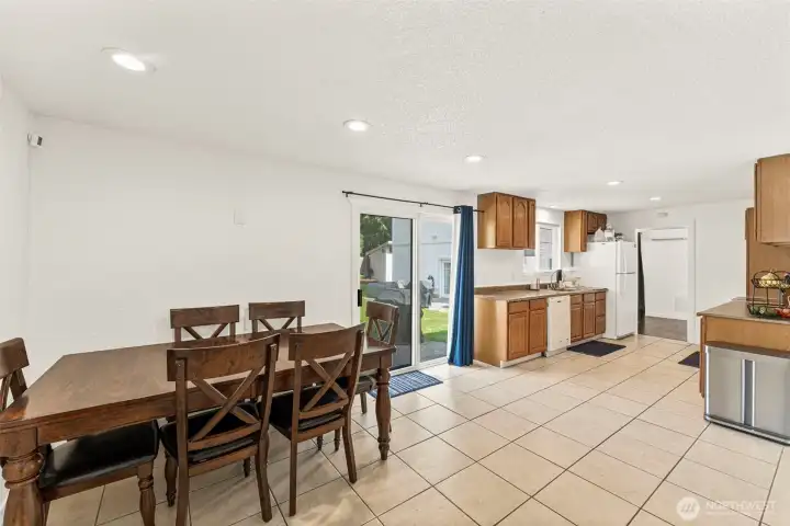 Dining area- kitchen.