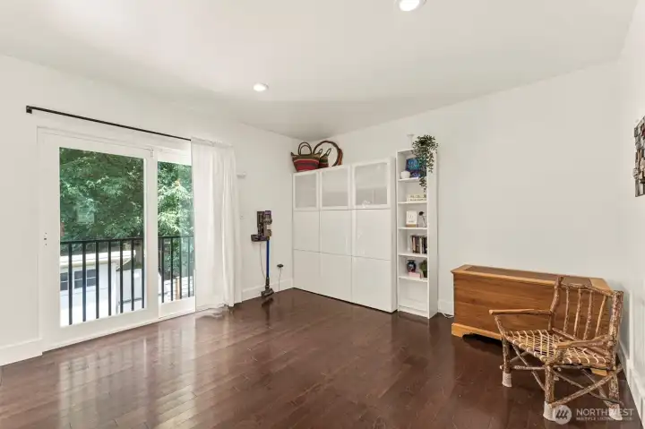 Upstairs Landing- great for sitting room or play room with lots of storage.