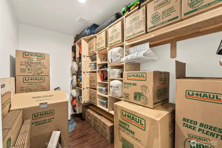 Large storage room.