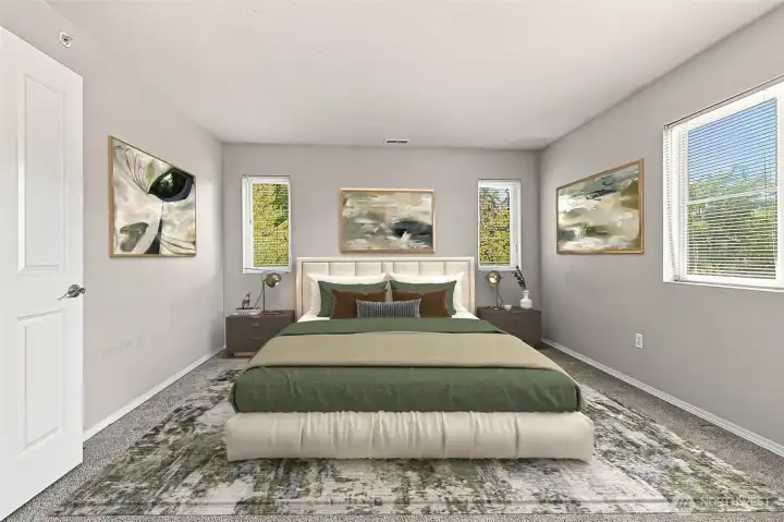 Primary Bedroom *virtually staged* Primary Bedroom *virtually staged*