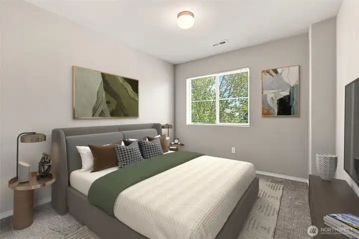Bedroom 2 *virtually staged* Bedroom 2 *virtually staged*