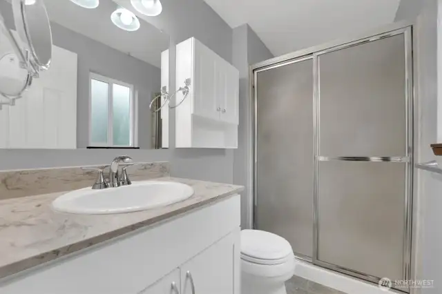 Primary bedroom, bathroom.
