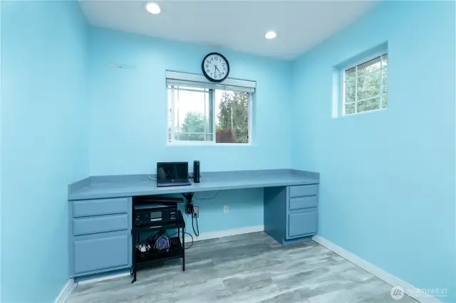 Upstairs loft/office area