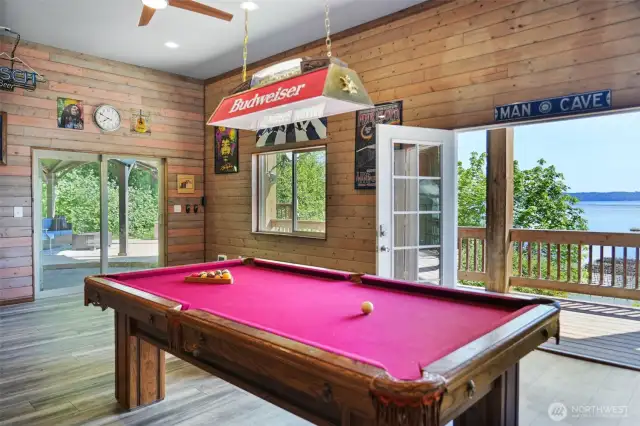 Lower level Living space