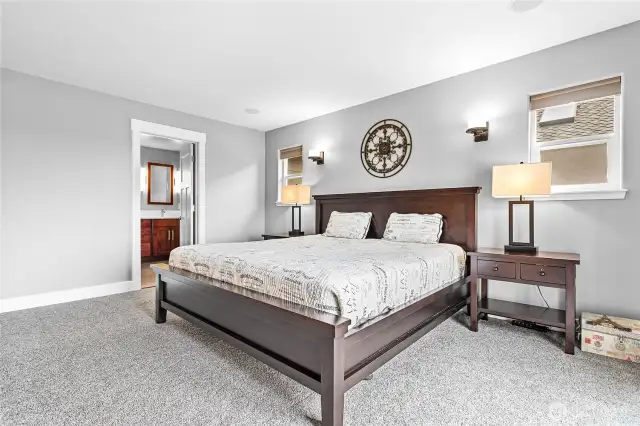 Primary bedroom with ensuite