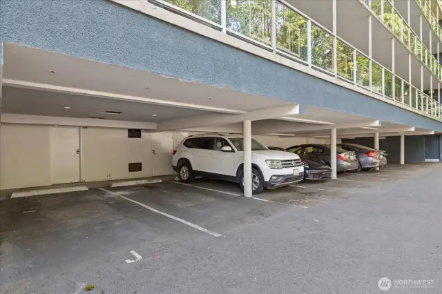 2 covered parking  secured gated parking