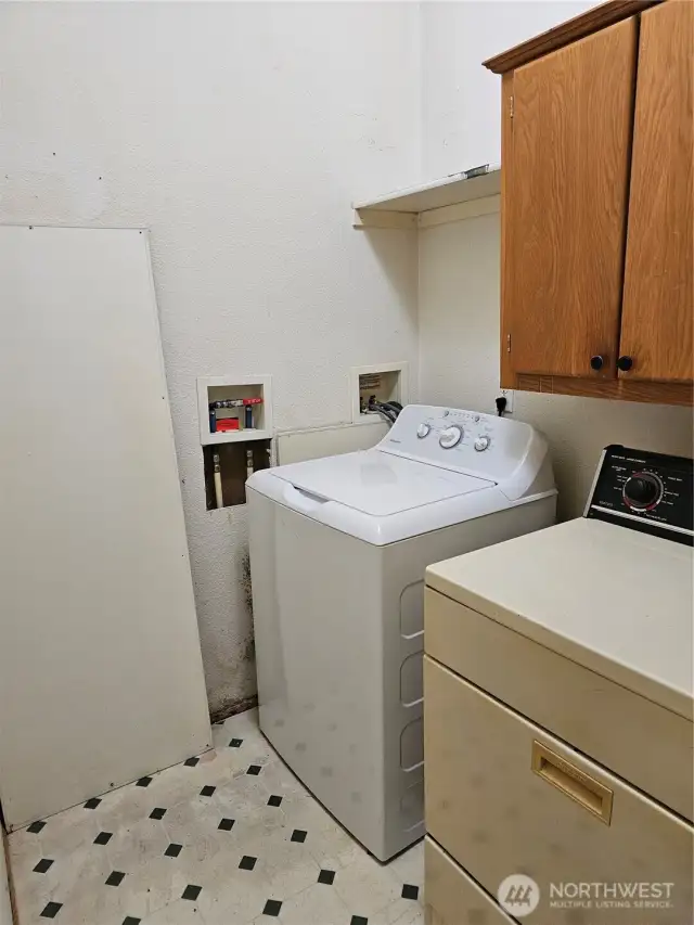 Laundry room.