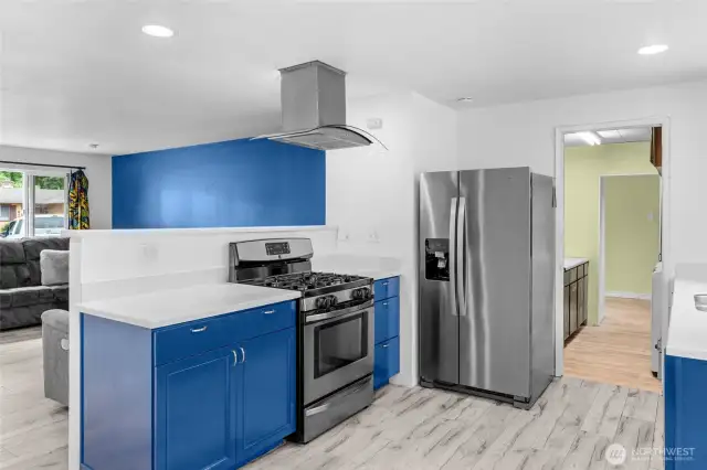 stainless steel appliances