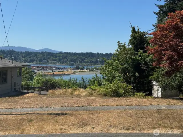 View across the street of Downtown Olympia----!!!