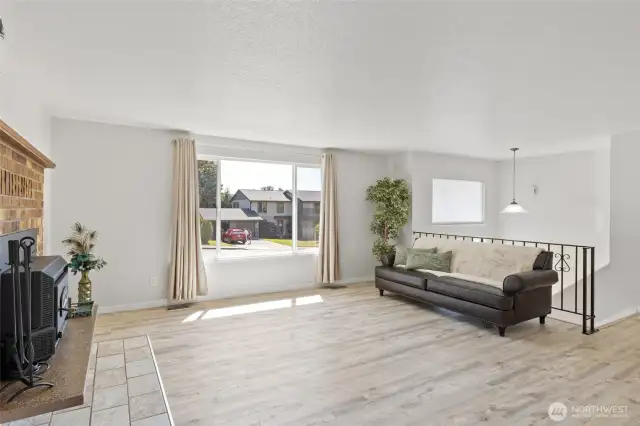 Enter into the Upper Living Room ..