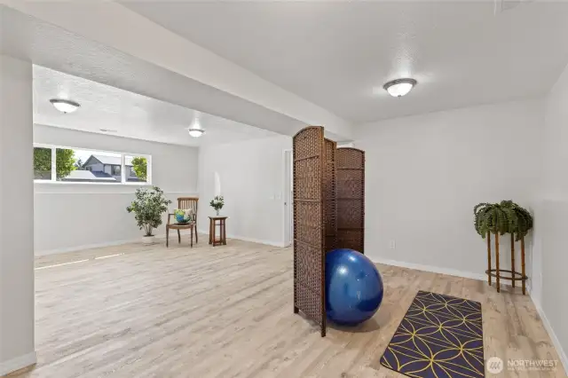 This Space is SO BIG that it Could be Workout, Office, Whatever You Desire ..