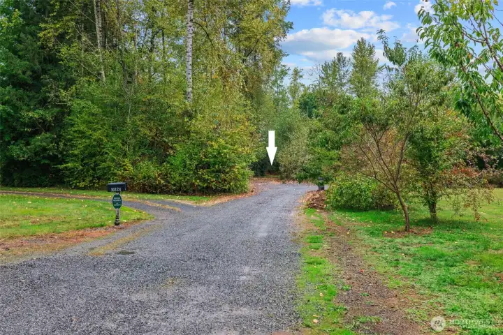 Entrance to property.