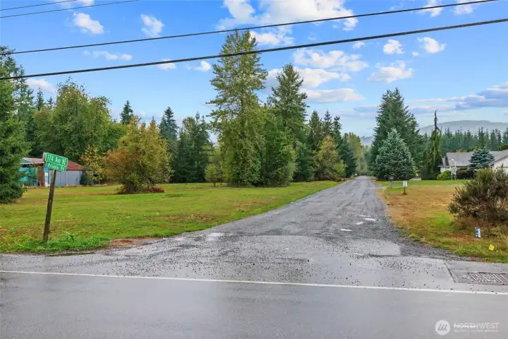 Private Rd, located at the end of 174th Ave NE.