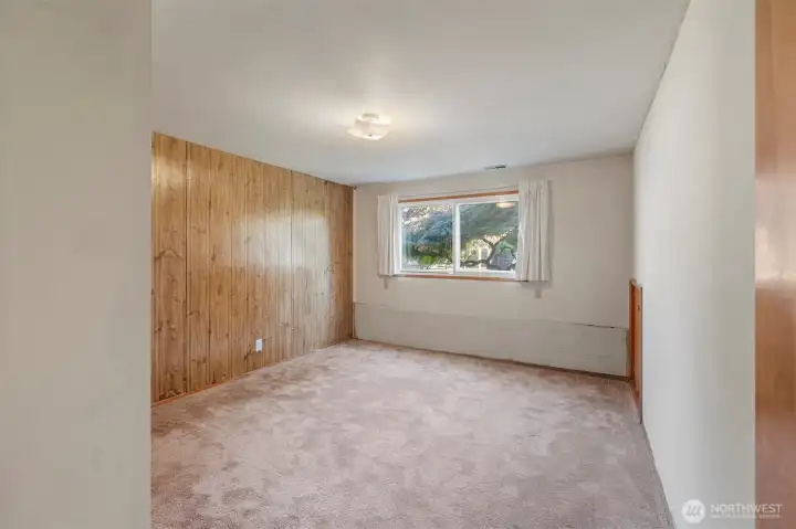 bedroom on lower level