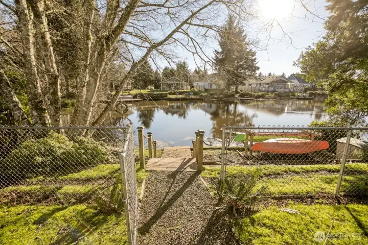 Canal-Front Boat Dock