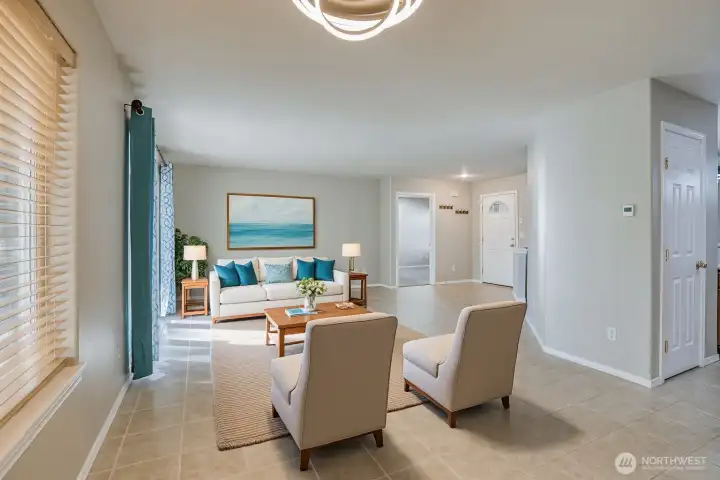 Virtually Staged Great Room