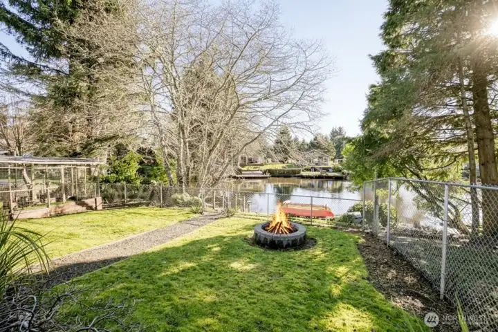 Fully Fenced Backyard