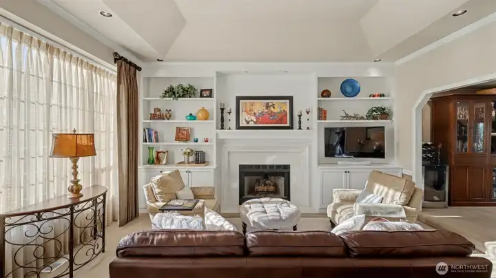 A warm and inviting front sitting room designed for relaxing and conversation.