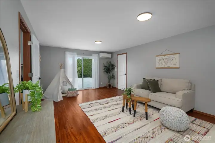 All stainless steel appliances included.