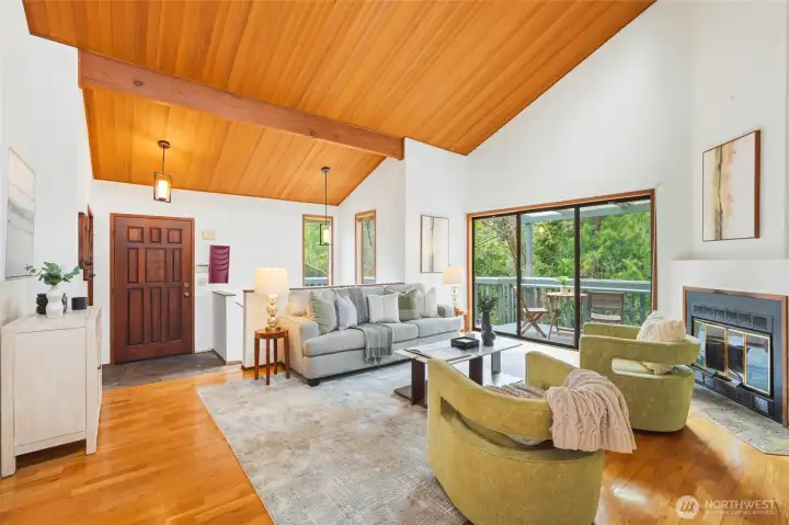 Main Level Living Room & Entrance