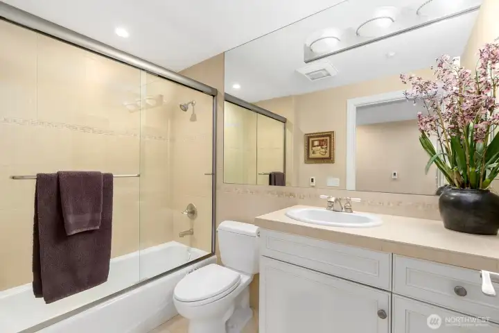 Second bedroom and guest bath.