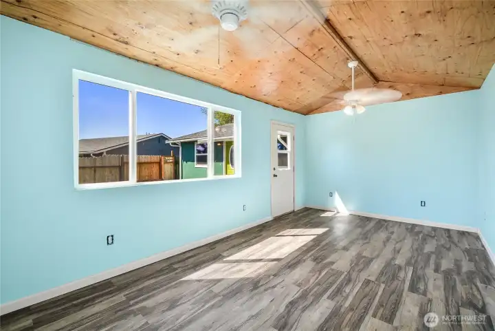 Spacious, light-filled bonus room