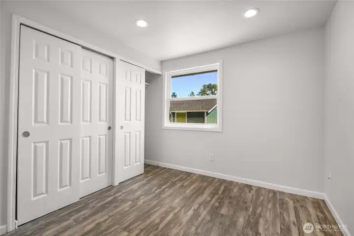 Bedroom #2 w/plenty of closet space