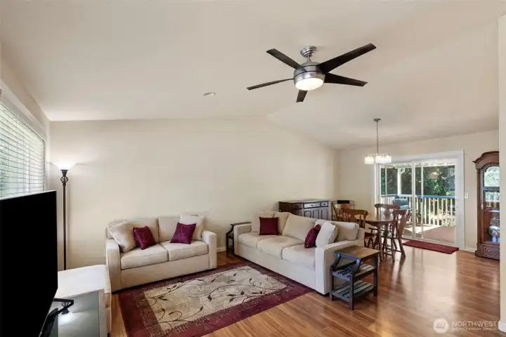 Living room looking into dining room