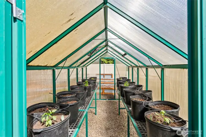 Greenhouse included