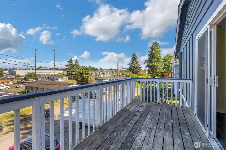 Deck view.