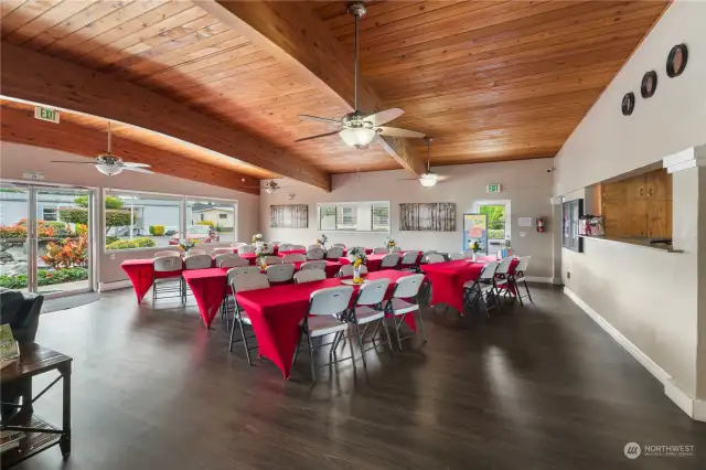 Dining area in Community Center