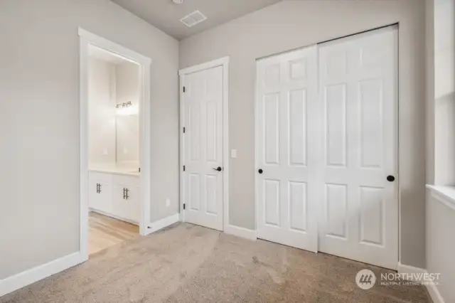 Front bedroom - photos not of actual home, taken from a similar Abbot floorplan