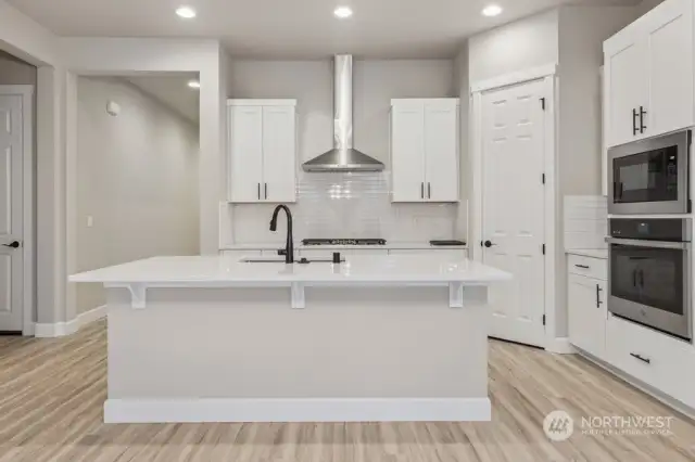 Kitchen - photos not of actual home, taken from a similar Abbot floorplan