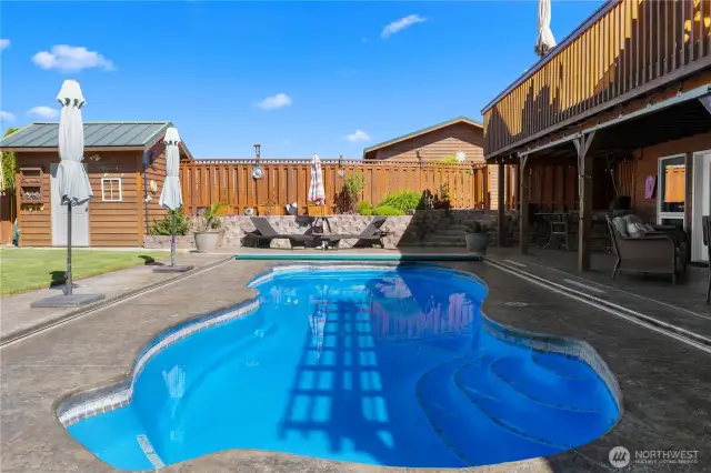 Inground Fiberglass pool