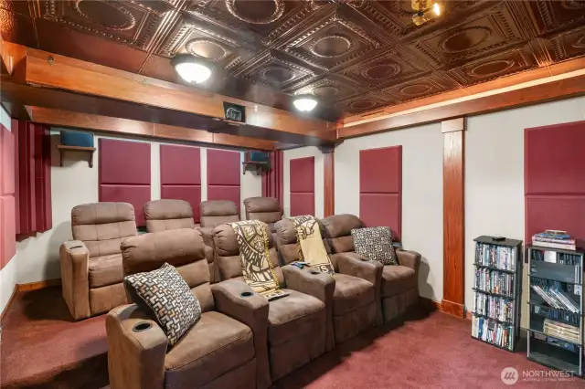 Lower media room