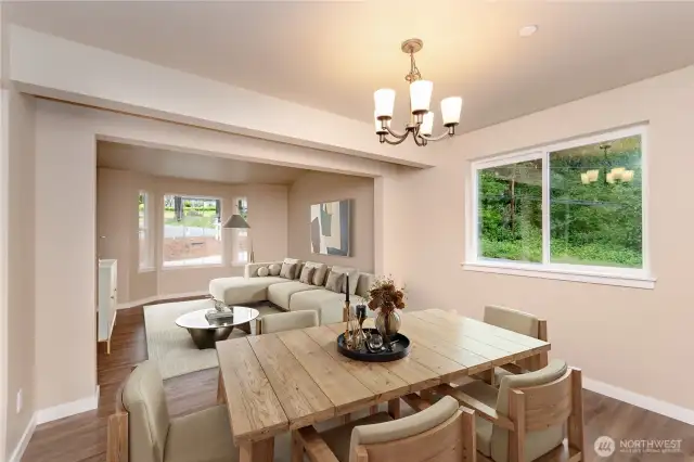 Imagine your dining table here! Virtual Staged
