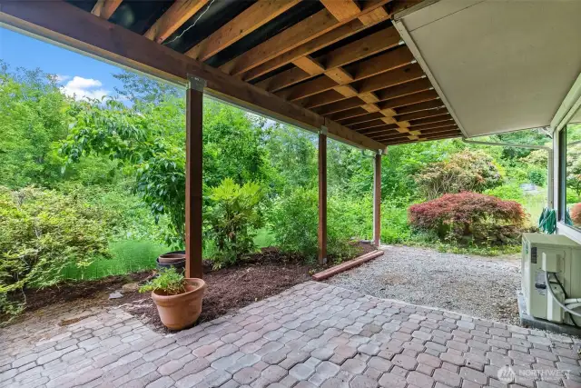 Make this patio whatever you want, it's a canvas for outdoor living