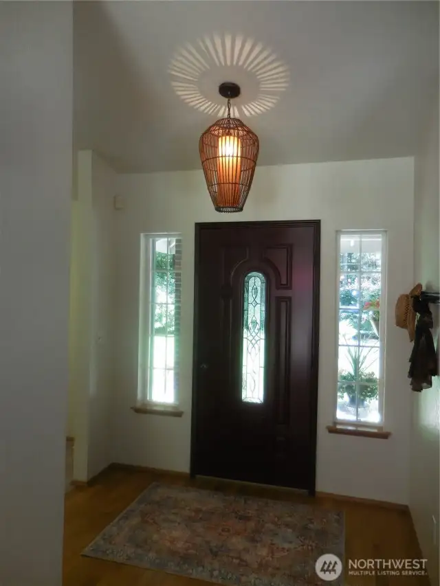 Inside Hardwood Entry, Beautiful Entry Door w/Glass Screen Door