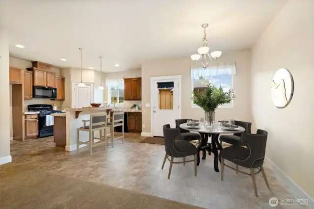 Dining Area - Virtually Staged