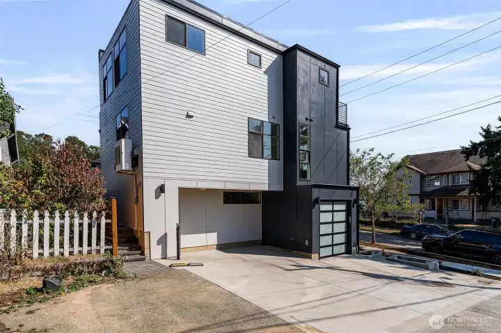 Garage and 1 off street space both with charging are inc.