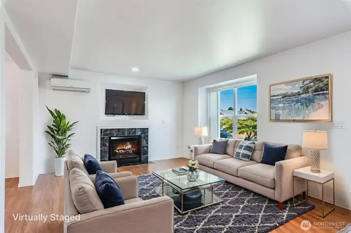 Main Floor Living Room - Virtually Staged