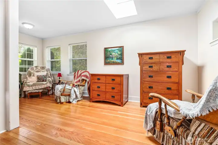 This sitting room begs for reading, coffee drinking, use your imagination