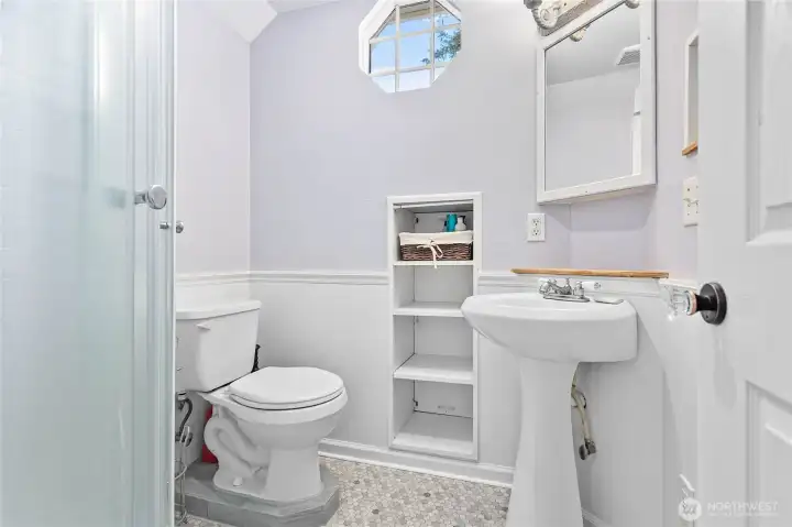3/4 bath upstairs