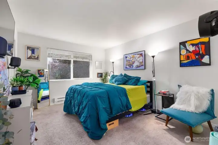 Primary bedroom with 2 closets