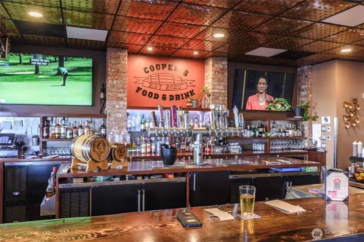 Cooper's has a great bar easy to strike up a conversation and meet someone new
