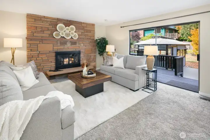 Bonus room off kitchen