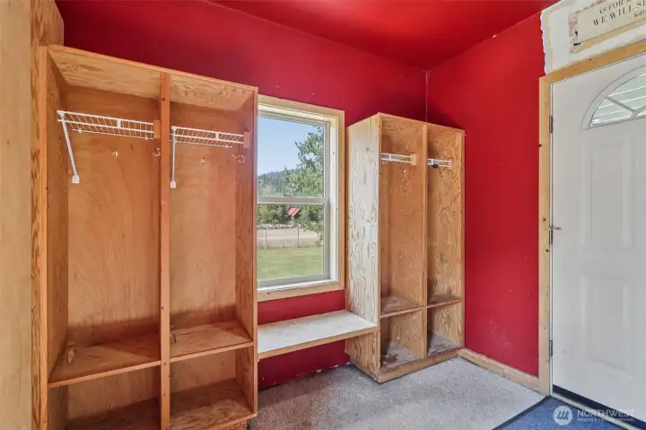 Mud Room & extra fridge
