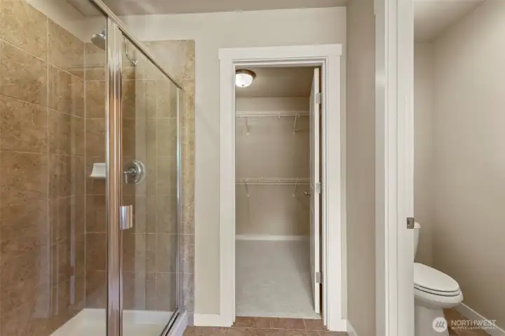 Shower in Primary Bathroom